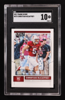Christian McCaffrey 2017 Score #373 RC (SGC 10) at PristineAuction.com