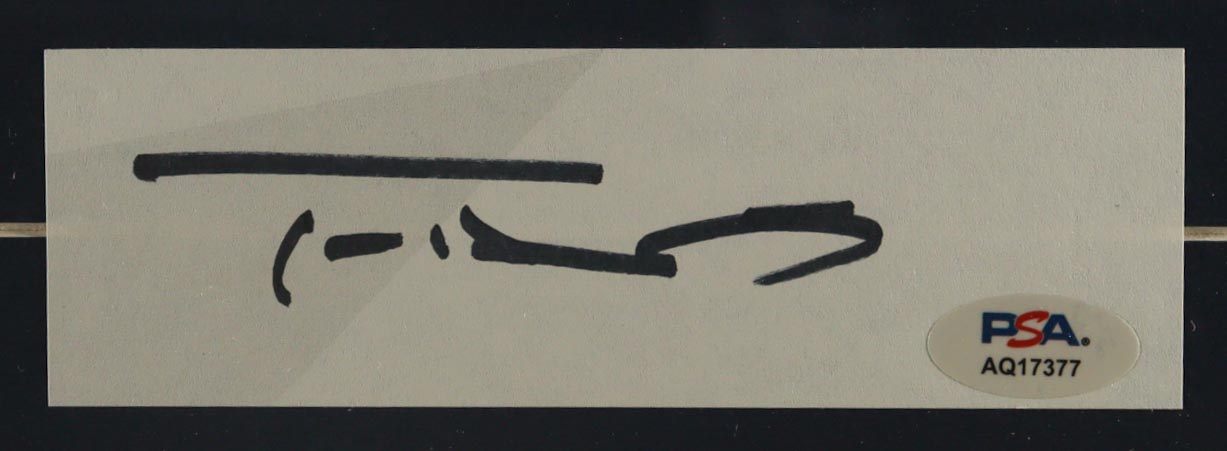 Tom Hanks Signed "Forrest Gump" Custom Framed Cut Display with Photo (PSA) at PristineAuction.com Tom Hanks Signed "Forrest Gump" Custom Framed Cut Display with Photo (PSA) at PristineAuction.com