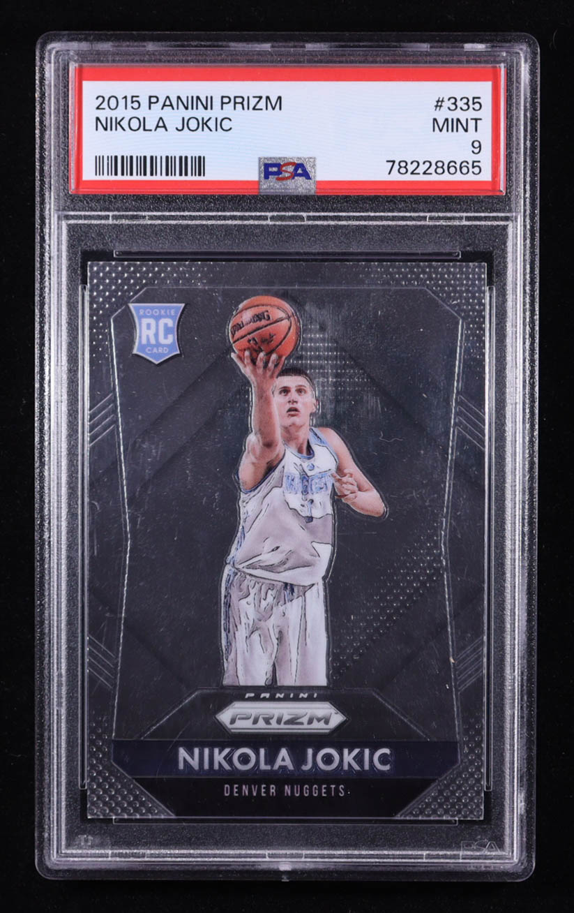 Nikola Jokic 2015-16 Panini Prizm #335 RC (PSA 9) at PristineAuction.com Nikola Jokic 2015-16 Panini Prizm #335 RC (PSA 9) at PristineAuction.com