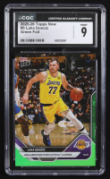 Luka Doncic 2025-26 Topps Now Green Foil #5 #32/99 (CGC 9) at PristineAuction.com