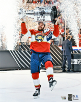 Aleksander Barkov Signed Panthers 16x20 Photo Inscribed "2024 SC Champs" (Fanatics) at PristineAuction.com