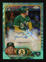 Conner Capel 2023 Topps Chrome Update Autographs Aqua Wave Refractors #ACCC #177/199 RC at PristineAuction.com