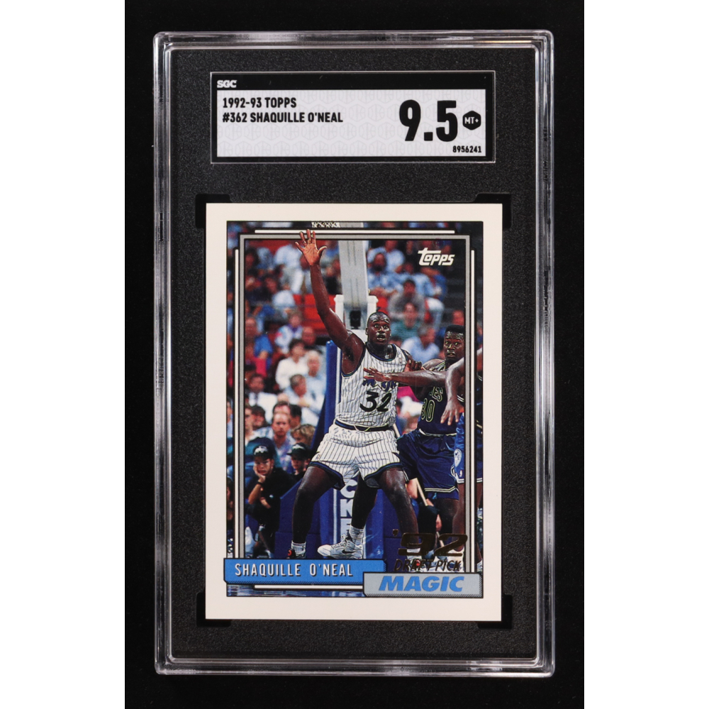 Shaquille O'Neal 1992-93 Topps #362 RC (SGC 9.5) at PristineAuction.com