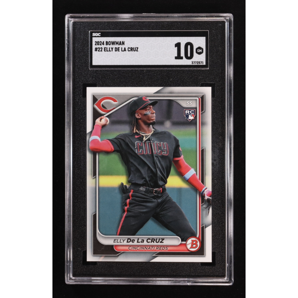 Elly De La Cruz 2024 Bowman #22 RC (SGC 10) at PristineAuction.com