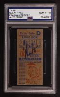 Nolan Ryan Signed 1969 New York Mets Original Ticket (PSA | Autograph Graded PSA 10) at PristineAuction.com