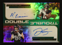 Nico Collins / Dalton Schultz 2025 Score Double Trouble Autographs #12 #018/100 at PristineAuction.com