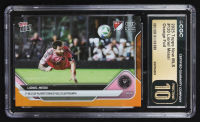 Lionel Messi 2025 Topps Now MLS Orange Foil #120 #12/25 (CGC 10) at PristineAuction.com