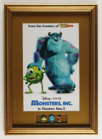 Disney Pixar "Monsters Inc." Custom Framed Print Display with (3) Character Figurines at PristineAuction.com