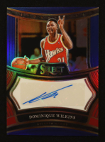 Dominique Wilkins 2024-25 Select Signatures Blue Prizms #21 #19/49 at PristineAuction.com