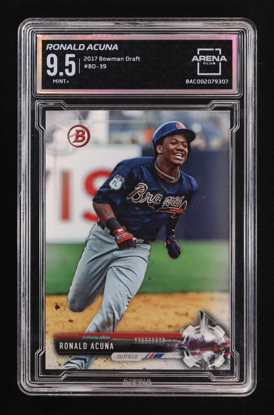 Ronald Acuna 2017 Bowman Draft #BD39 RC (Arena 9.5) at PristineAuction.com Ronald Acuna 2017 Bowman Draft #BD39 RC (Arena 9.5) at PristineAuction.com
