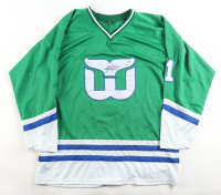 Mike Liut Signed Whalers Jersey (PSA & Autograph Pros) at PristineAuction.com