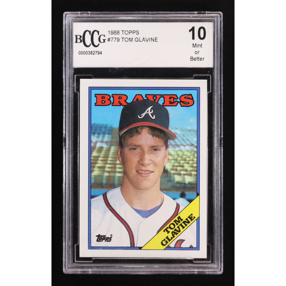 Tom Glavine 1988 Topps #779 RC (BCCG 10) at PristineAuction.com