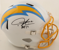 LaDainian Tomlinson Signed Chargers Full-Size Speed Helmet Inscribed "HOF 17" (Beckett) at PristineAuction.com