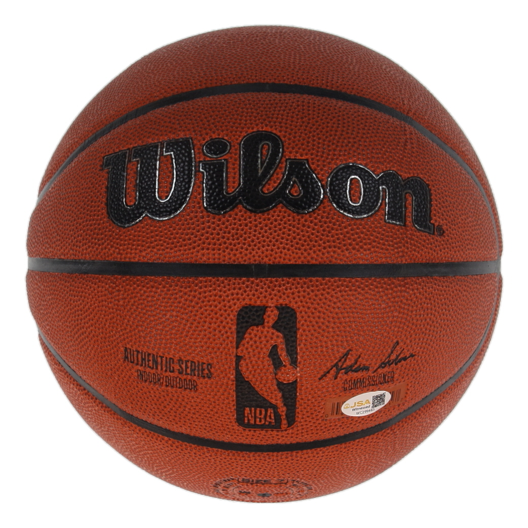 Dennis Rodman Signed NBA Basketball (JSA) at PristineAuction.com Dennis Rodman Signed NBA Basketball (JSA) at PristineAuction.com