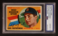Carl Yastrzemski Signed 1960 Topps #148 RC (PSA | Autograph Graded PSA 10) at PristineAuction.com