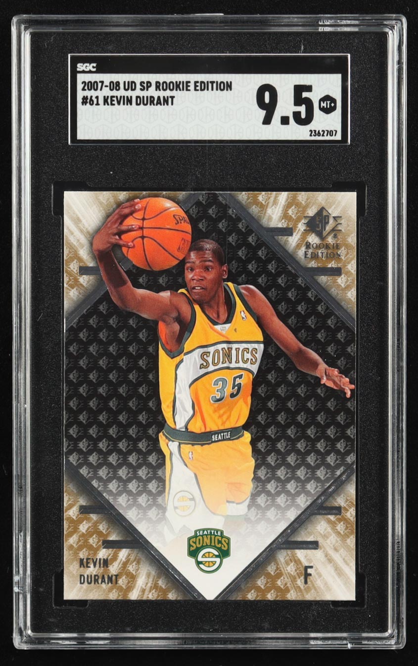 Kevin Durant 2007-08 SP Rookie Edition #61 RC (SGC 9.5) at PristineAuction.com Kevin Durant 2007-08 SP Rookie Edition #61 RC (SGC 9.5) at PristineAuction.com