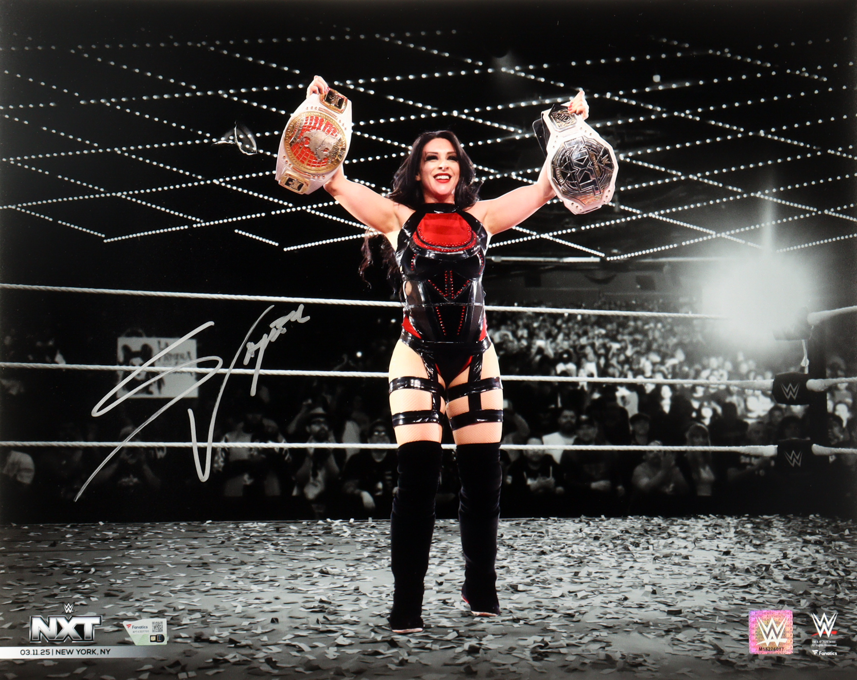 Stephanie Vaquer Signed WWE 16x20 Photo (Fanatics) at PristineAuction.com Stephanie Vaquer Signed WWE 16x20 Photo (Fanatics) at PristineAuction.com