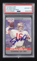 Joe Montana Signed 1990 Pro Set Super Bowl MVP's #24 (PSA | Auto 10) at PristineAuction.com