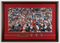 Michael Jordan Custom Framed "The Final Shot" Photo Display at PristineAuction.com