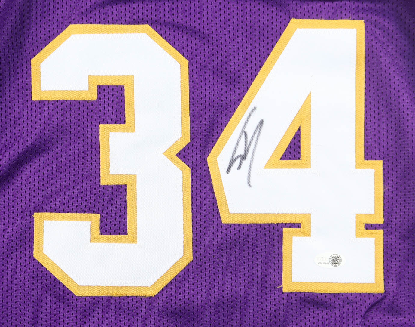 Shaquille O'Neal Signed Jersey (JSA) at PristineAuction.com Shaquille O'Neal Signed Jersey (JSA) at PristineAuction.com