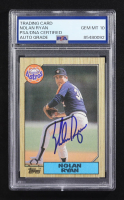 Nolan Ryan Signed 1987 Topps #757 (PSA | Auto 10) at PristineAuction.com