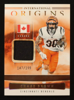 Chase Brown 2025 Panini Origins International Origins Jerseys #6 #147/199 at PristineAuction.com
