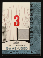 Bryce Harper 2024 ITG Used Sports Game Used Memorabilia Silver #GUM20 at PristineAuction.com