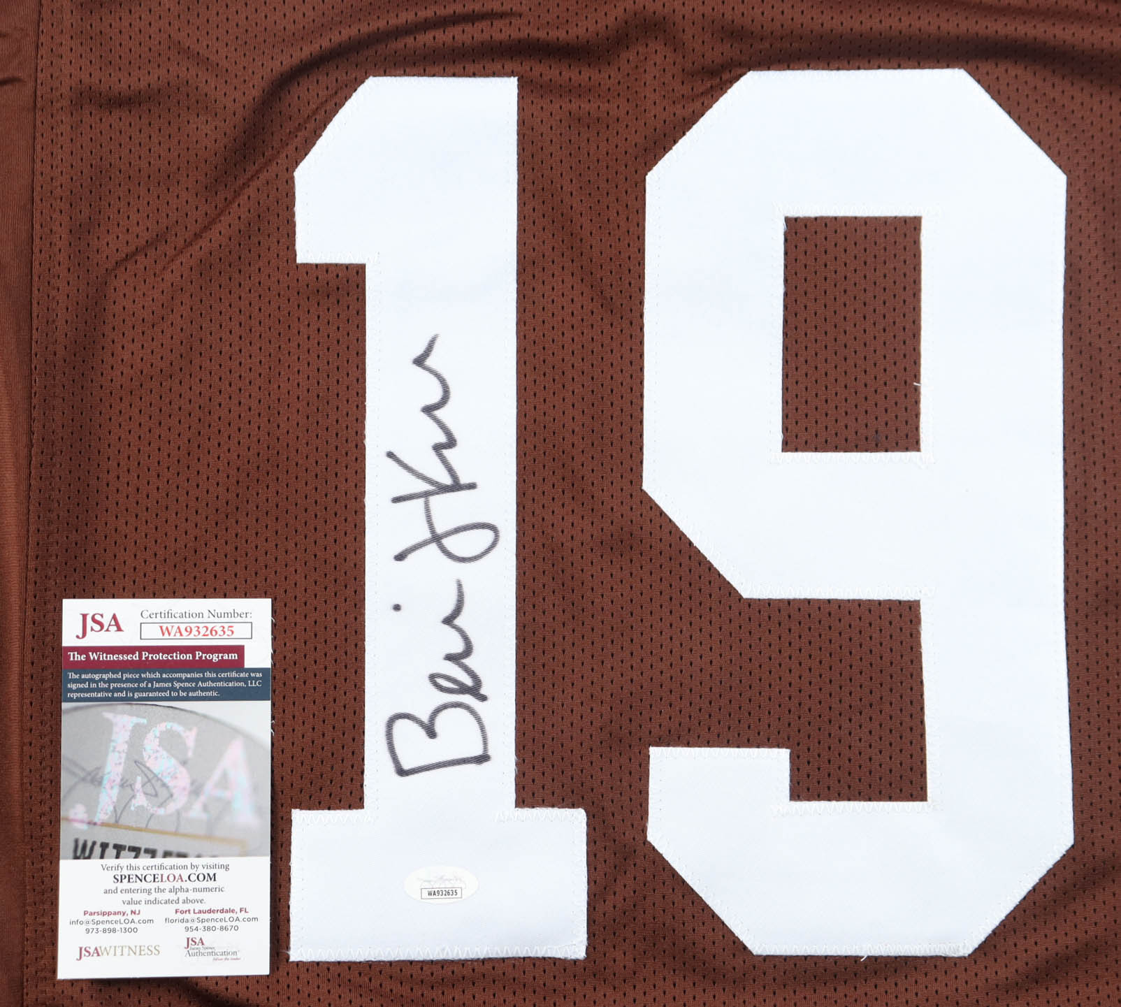 Bernie Kosar Signed Jersey (JSA) at PristineAuction.com Bernie Kosar Signed Jersey (JSA) at PristineAuction.com