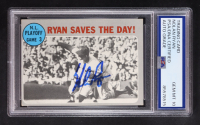 Nolan Ryan Signed 1970 Topps Ryan Saves The Day! #197 (PSA 10) at PristineAuction.com