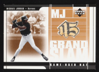 Michael Jordan 2001 Upper Deck Prospect Premieres MJ Grandslam Game Bat #MJ3 at PristineAuction.com