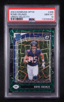 Rome Odunze 2024 Donruss Optic Green Velocity #286 RR RC (PSA 10) at PristineAuction.com