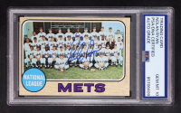 Nolan Ryan Signed 1968 Topps Mets Team #401 (PSA 10) at PristineAuction.com