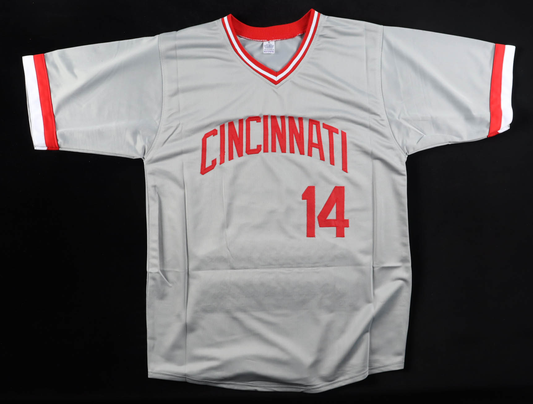 Pete Rose Signed Career Highlight Stat Jersey (JSA & Rose) at PristineAuction.com Pete Rose Signed Career Highlight Stat Jersey (JSA & Rose) at PristineAuction.com