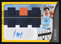 Ja Morant 2019-20 Absolute Memorabilia Tools of the Trade Six Swatch Signatures Level 1 #TT4-JMT #041/149 RC at PristineAuction.com