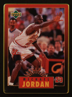 Michael Jordan 1996 Upper Deck Jordan Metal #4 at PristineAuction.com