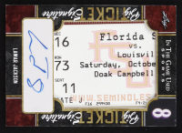 Lamar Jackson 2022 Leaf ITG Used SportsBig Ticket Signature Autograph #BTSLJ1 at PristineAuction.com