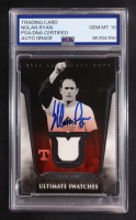 Nolan Ryan Signed 2004 Upper Deck Legendary Cuts Ultimate Swatches #US-NR (PSA 10) at PristineAuction.com