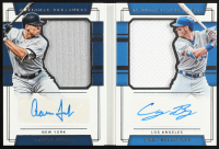 Aaron Judge / Cody Bellinger 2018 Panini National Treasures Two Player Dual Material Signature Booklets #1 #22/25 at PristineAuction.com