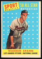 Warren Spahn 1958 Topps #494 AS at PristineAuction.com