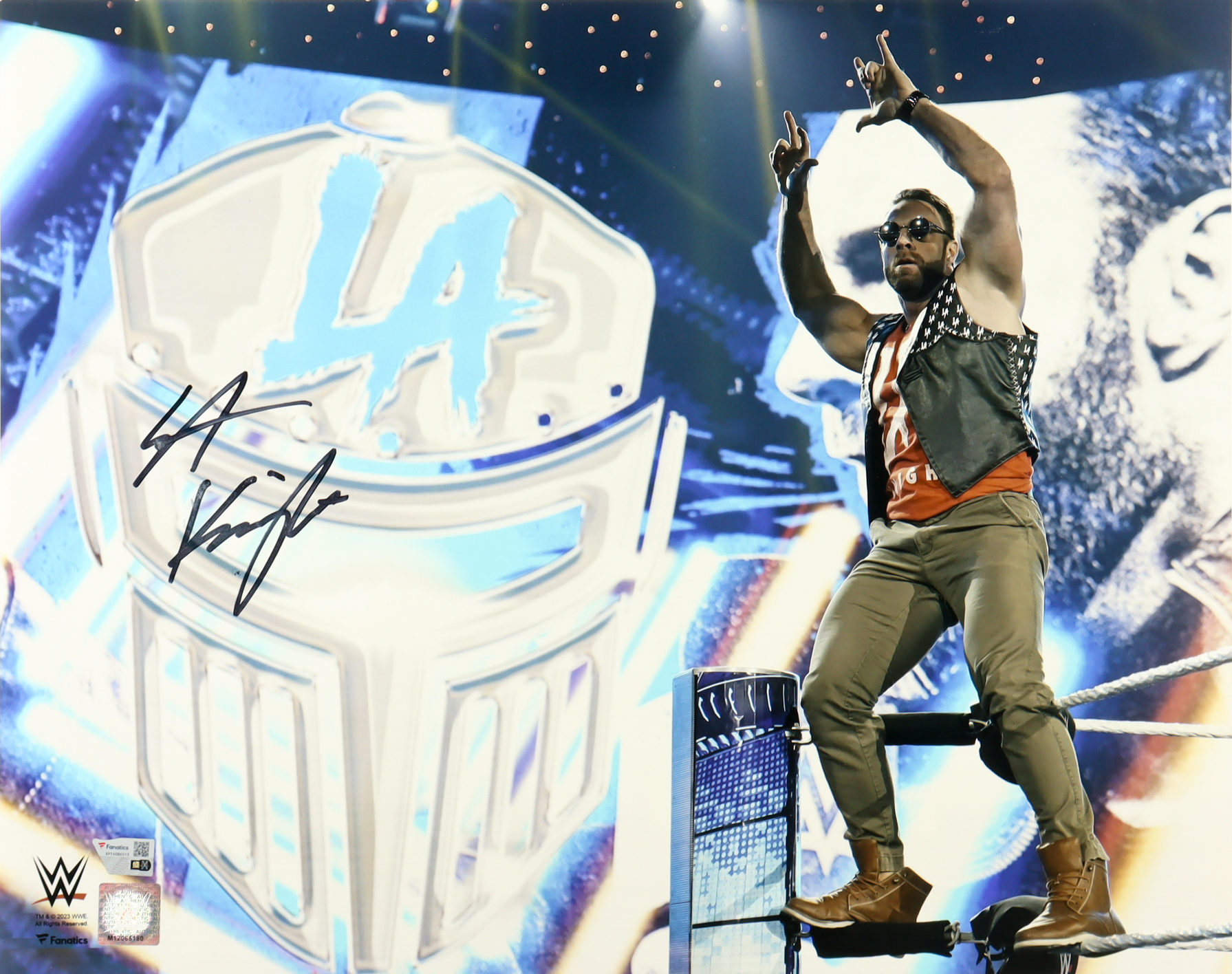 LA Knight Signed WWE 16x20 Photo (Fanatics) at PristineAuction.com LA Knight Signed WWE 16x20 Photo (Fanatics) at PristineAuction.com