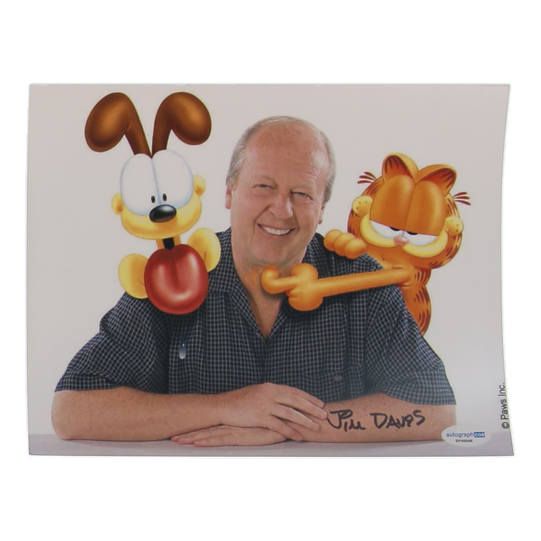 Jim Davis Signed "Garfield" 8x10 Photo (ACOA) at PristineAuction.com Jim Davis Signed "Garfield" 8x10 Photo (ACOA) at PristineAuction.com