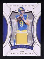 Matthew Stafford 2024 Panini National Treasures Century Materials Gold #56 #33/49 at PristineAuction.com