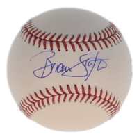 Brian Snitker Signed OML Baseball (Snitker) at PristineAuction.com