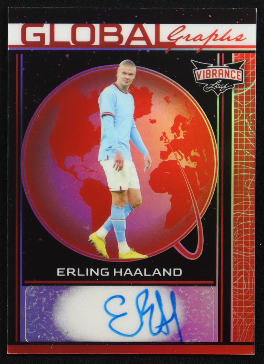 Erling Haaland 2023 Leaf Vibrance GlobalGraphs AU Prismatic #GGEH1 #2/2 at PristineAuction.com Erling Haaland 2023 Leaf Vibrance GlobalGraphs AU Prismatic #GGEH1 #2/2 at PristineAuction.com