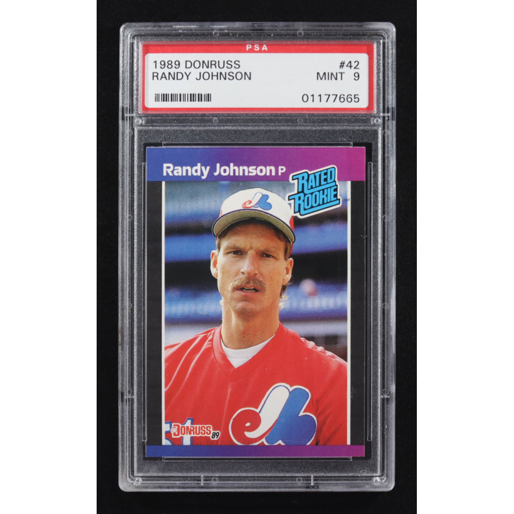 Randy Johnson 1989 Donruss #42 RC (PSA 9) at PristineAuction.com