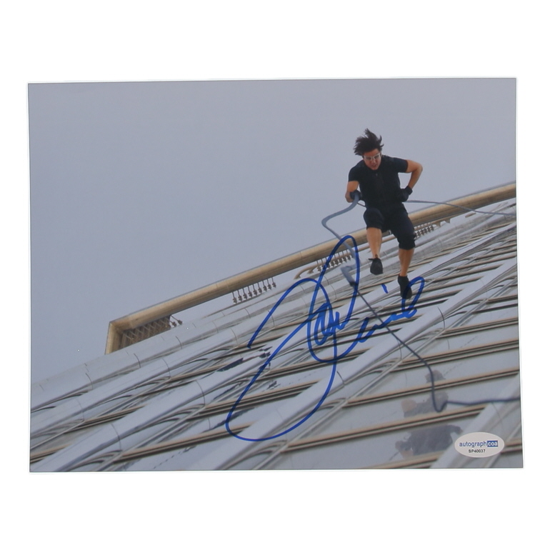 Tom Cruise Signed "Mission: Impossible – Ghost Protocol" 8x10 Photo (ACOA) at PristineAuction.com Tom Cruise Signed "Mission: Impossible – Ghost Protocol" 8x10 Photo (ACOA) at PristineAuction.com