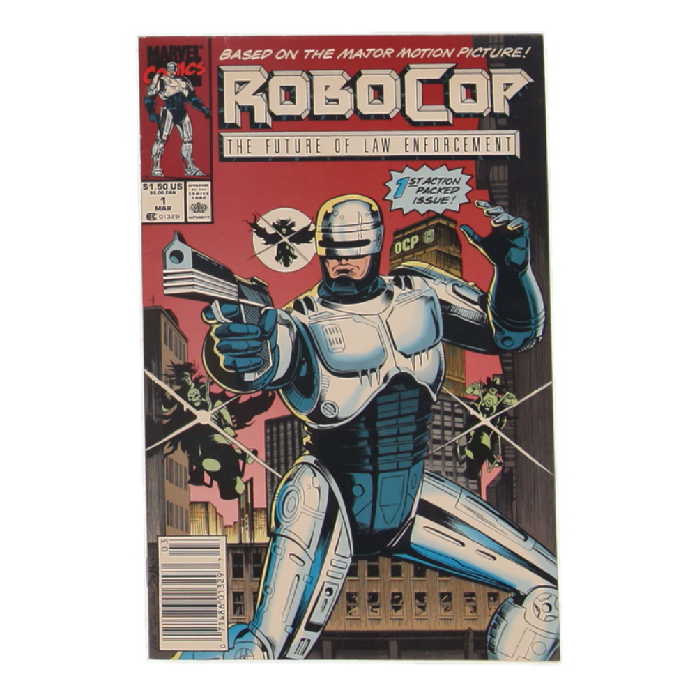 1990 "Robocop" Issue #1 Marvel Comic Book at PristineAuction.com