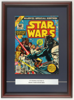 1977 "Star Wars" Issue #2 Custom Framed Marvel Comic Book Display with Title Plaque at PristineAuction.com