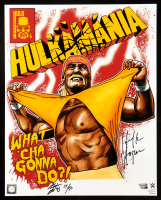 Hulk Hogan Signed LE WWE "HulkaMania" 16x20 Art Print (Fanatics) at PristineAuction.com