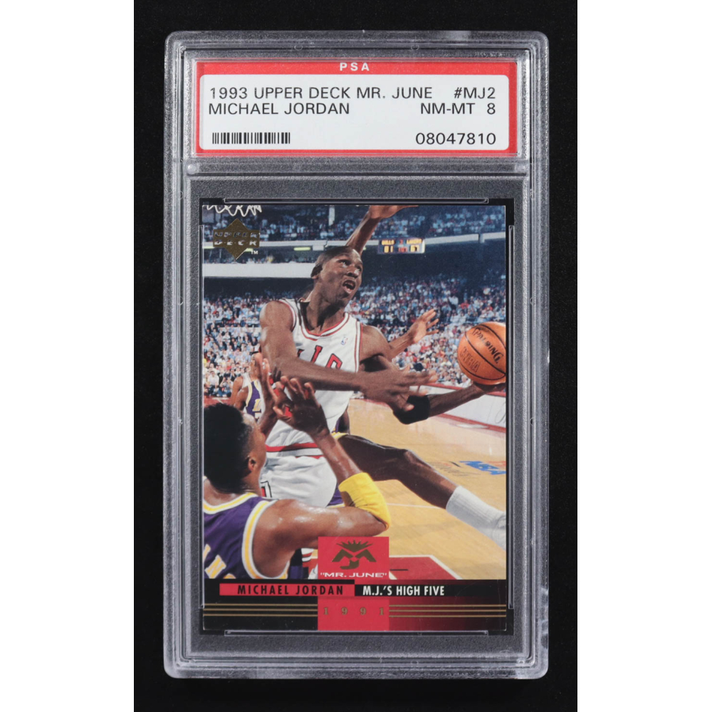 Michael Jordan 1993-94 Upper Deck Mr. June #MJ2 (PSA 8) at PristineAuction.com